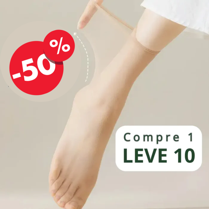 Meias Ortopédicas Invisíveis Circulare - (COMPRE 1 LEVE 10)