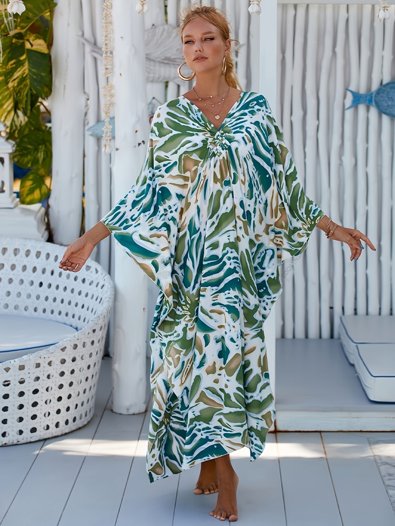 Kaftan Casual Tropical Resort 2025